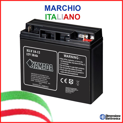 Batteria 12v 18ah - 18ah, piombo