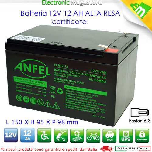Batteria ricaricabile ciclica - batteria,