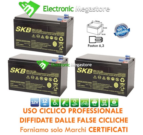 Batteria piombo 36v 12ah - 36v,