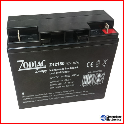 Batteria piombo 12v - batteria, 18ah