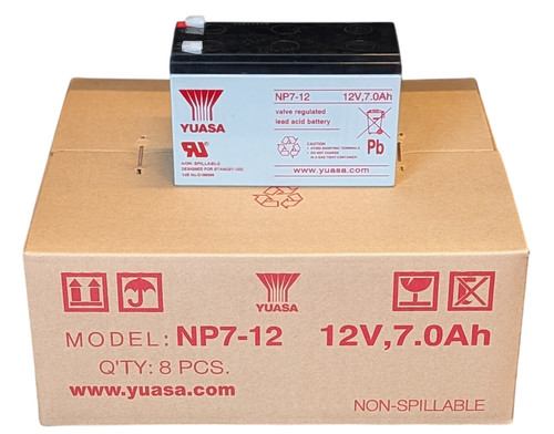 Batteria yuasa np7 12v 7ah - batteria, np7-12