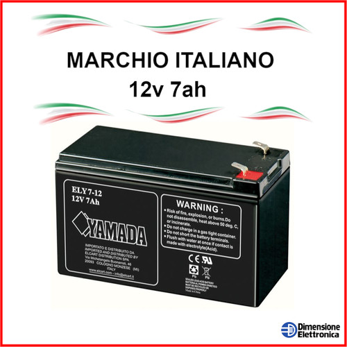 Batteria 12v 7ah piombo - 7ah,