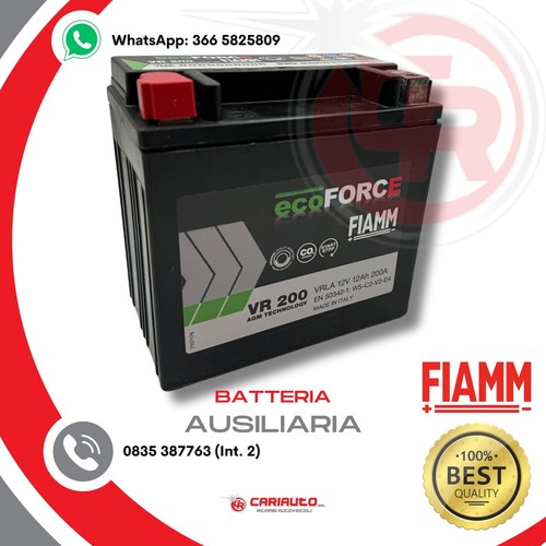 Batteria vr200 fiamm 12v 12ah - batteria,