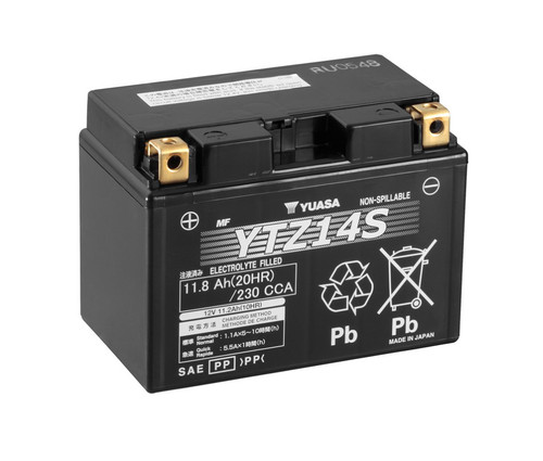 Batteria yuasa ytz14s agm 12v - batteria,