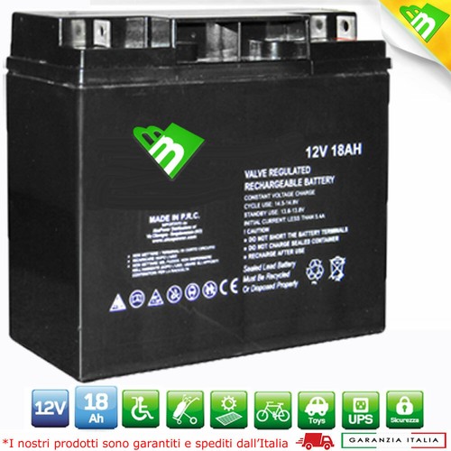 Batteria piombo 12v 18ah - batteria,
