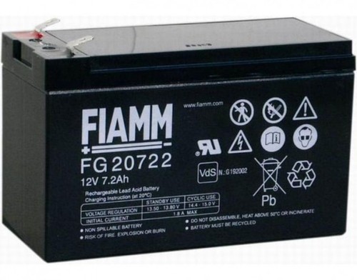 Batteria fiamm fg20722 12v - batteria,