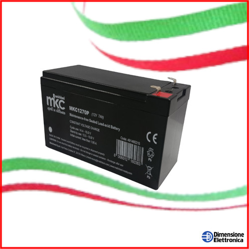 Batteria piombo 12v 7ah - batteria,
