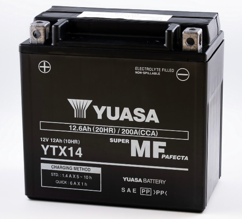 Batteria yuasa ytx14 - yuasa, ytx14-bs