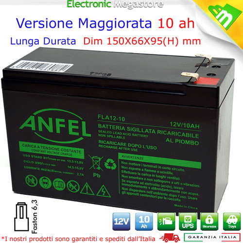 Batteria 12v 10ah - batteria,